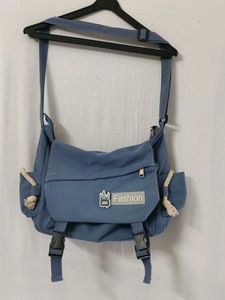 Stylish Blue Messenger Bag