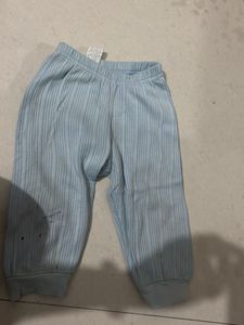 Baby Blue Striped Pajama Pants