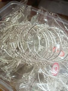 Silver Anklets with Bells