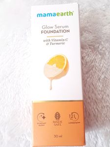Mamaearth Glow Serum Foundation with Vitamin C & T