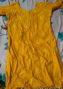 Beautiful Yellow Kurta Set with Dupatta