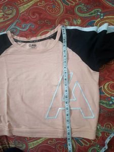 Ajile Active Peach Crop Top