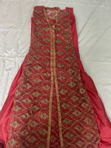 Stunning Zari work Ethic Pink Gown