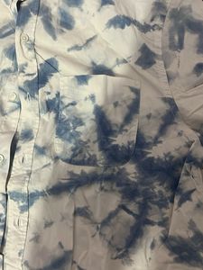 Tie-Dye Button-Up Shirt
