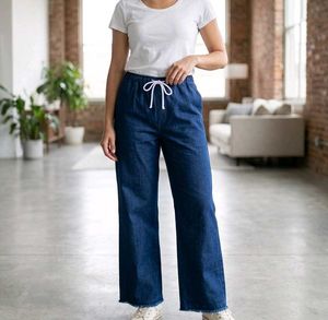 Wide Leg Denim Jeans