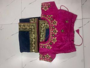 Embroidered Saree with Blouse