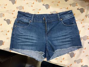 Blue y2k mini Denim Shorts