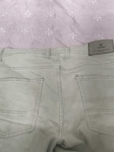 Light Green Casual Pants