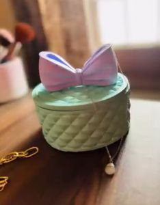 Cute Bow Trinket Box Jewelry Organizer