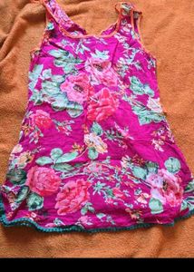 Boho Floral Print Mini Dress