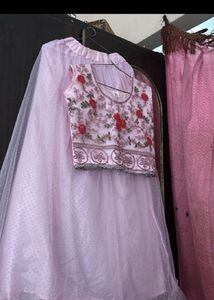 Beautiful Pink Embroidered Lehenga Choli