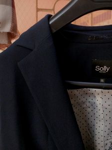 Allen Solly Blazer For Women - Navy Blue - XXL #AllenSolly