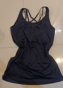 Sleek Black Athletic Tank Top