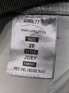 [RARE ARCHIVE] Selvedge April 77 "Joey" Japanese