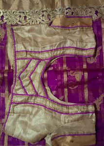 fancy Organza Gold Shining saree