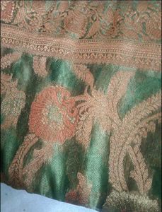 Green Banarasi Silk Saree