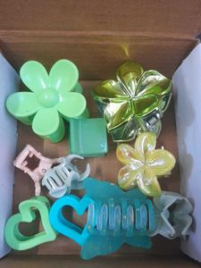 10 Cute Hair Claw Clips Set