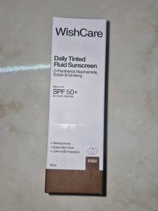 NEW LAUNCH WishCare Tinted Sunscreen SPF 50+