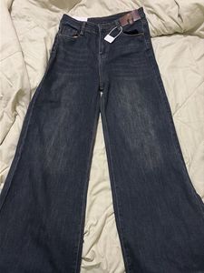 Dark Wash Wide-Leg Jeans