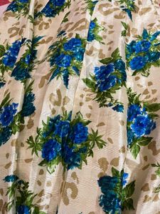 Anarkali gown with chunni