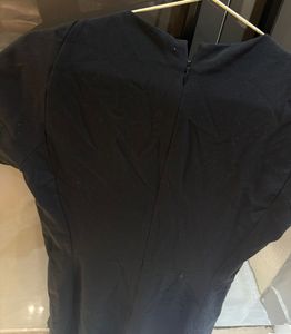 Chic Black Short Sleeve Dress