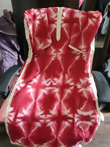 Tie-dye Maroon Xlsize Golden Lace