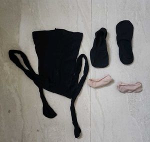 Black stocking 🌹 FREE ballet sock+toe cover