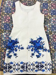 Chic Floral Print Sleeveless Dress