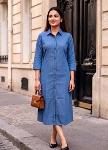 Denim Shirt Dress