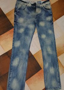Red Chief Men's Distressed Blue Jeans
