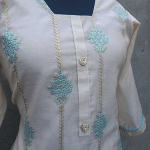 xxl size organza suite with dupatta