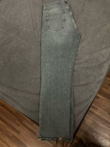 ZARA Grey Ripped Jeans