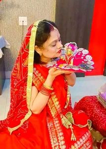 Elegant Red Saree with Golden Border