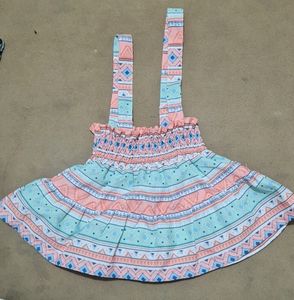 Charming Tiered Ruffle Pinafore Dress