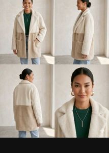 Urbanic Cozy Colorblock Teddy Jacket
