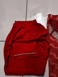 karva chauth special red suit