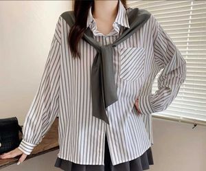 Chic Striped tie up Shirt