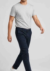 Men's Classic Navy Chinos