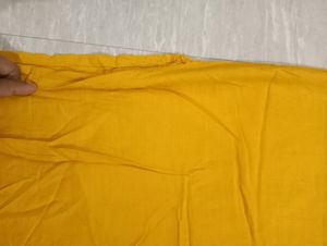 Mustard Colour Kurta And Plazzo Set