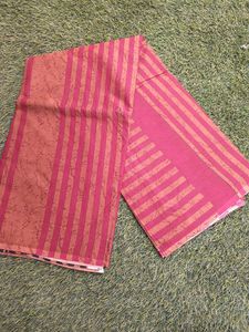 New Elegant molmol cotton Saree with bp