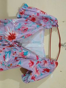 Floral Print Mini Dress