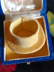 Vintage Blue Velvet Box bangle