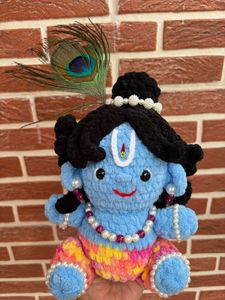 Handmade Crochet Krishna Doll