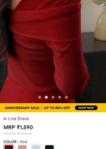 Elegant Red Velvet Gown