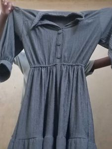 Pleated Midi Dress