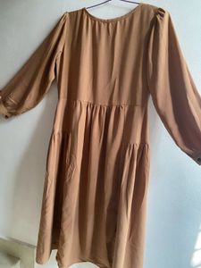 Women Dress With Balloon Sleeve