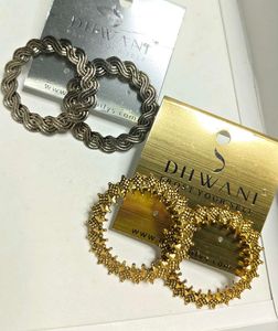 Dhwani Hoop Earrings Set of 2