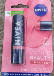 NIVEA Caring Beauty Lip &amp; Cheek Rose
