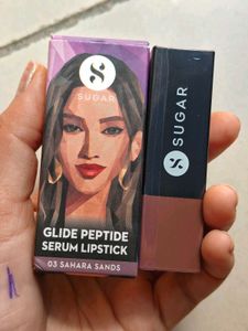 SUGAR Glide Peptide Serum Lipstick - 03 Sahara San