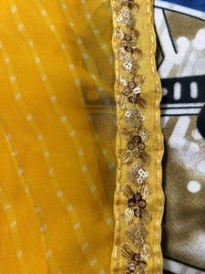Lehriya Saree with blouse